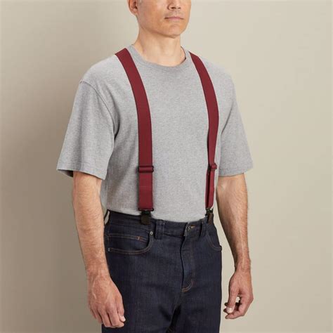 thin black suspenders for men.